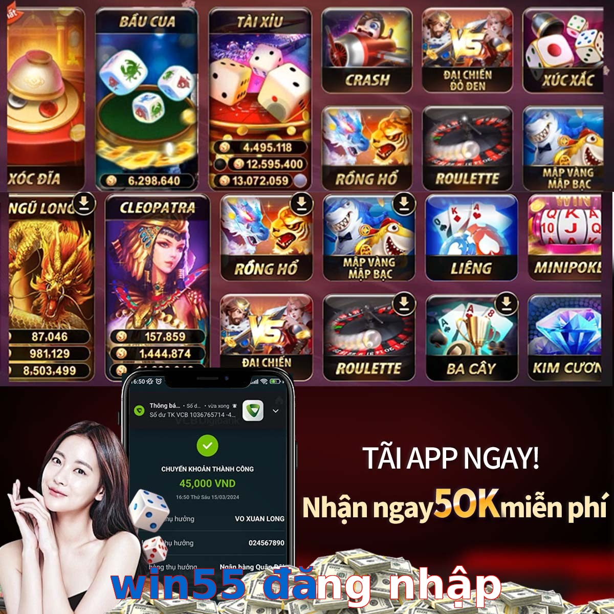 win55 đăng nhập